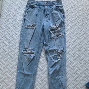 aeo mom jeans